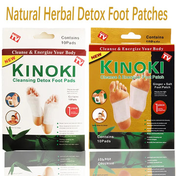 Kinoki Natural Herbal Cleansing Toxins Detox Foot Patches Weight Loss Patches For Stress Relief