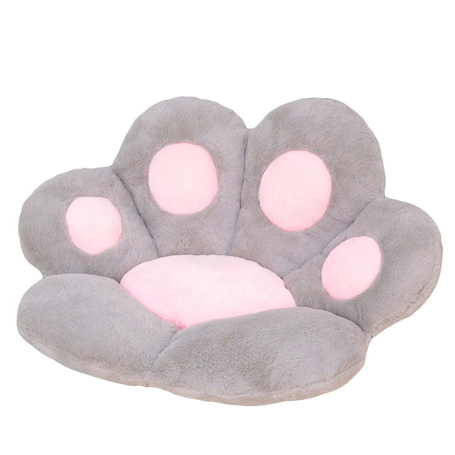 Chair Cushions Cute Cartoon Cat Paw Shape Plush Seat Cushions for Home Office Hotel Cafe Circular Cushion Home Decorations Gift