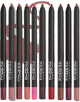 PHOERA Waterproof Matte Lipliner Pencil 12Color