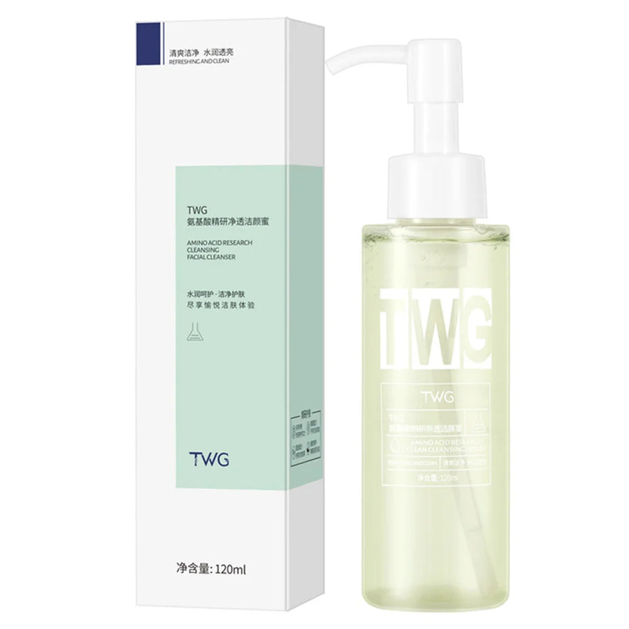 120ml Amino Acid Facial Cleanser, Deep Gentle Cleansing, Oil Control, Purifying Cleansing Honey Face Exfoliator