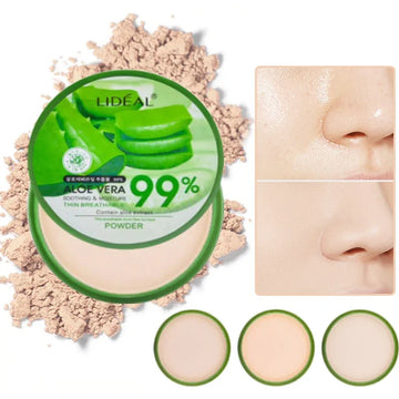 Aloe Vera Softening Powder Waterproof Moisturizing Concealer Foundation