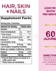 Natural Care Hair Skin & Nails Gummies Collagen Per Servo Health & Beauty 100mg