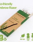 Eyebrow Razor stainless steel Eco-friendly 12 pcs