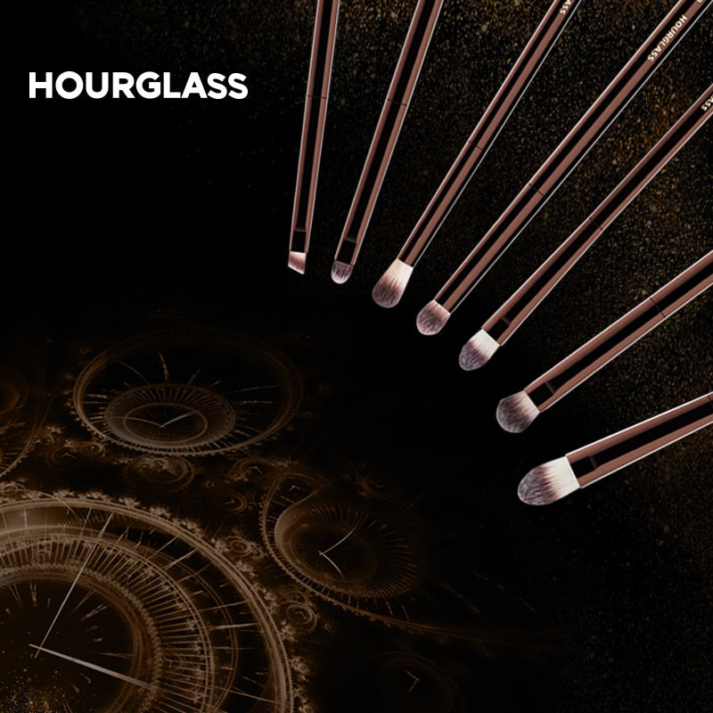 Hourglass Retractable Double-Ended Lip Makeup Brushes