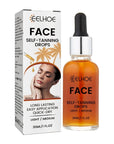 EELHOE Face Self-Tanning Drops Long Lasting Easy Application Quick-Dry 30ml / 1 FL.OZ