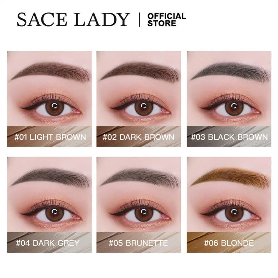 SACE LADY Waterproof Eyebrow Gel Makeup Shade For Eye Brow Tint Natural Enhancer Make Up Cream 6ml