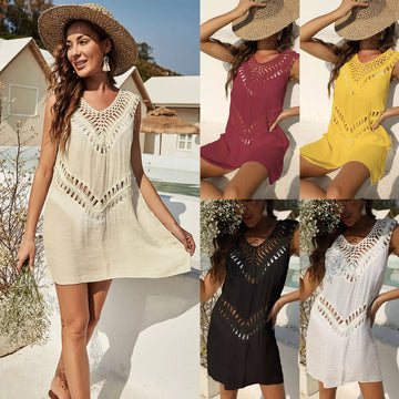 Beach Dress Cover Ups for Summer  White Dresses for Women's