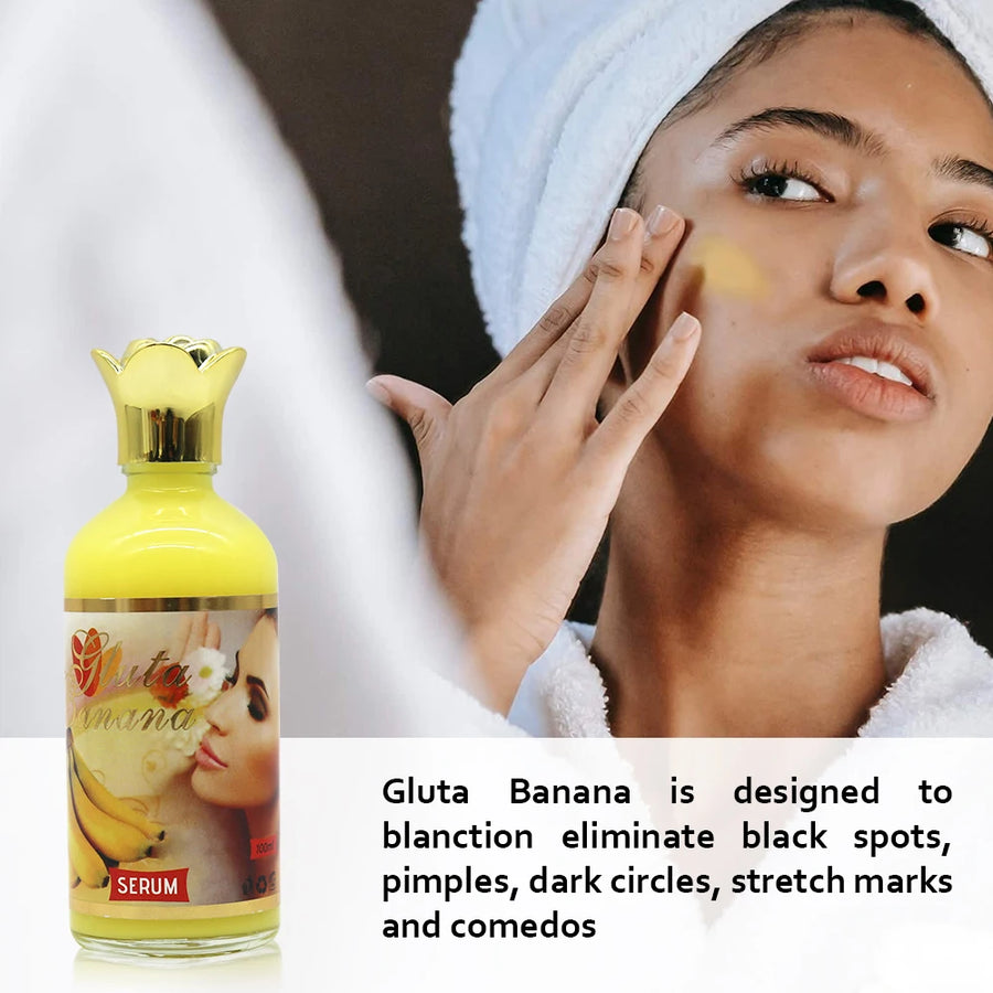 Natural Banana Serum Whitening Brightening with  Vitamin C Facial Essence 120ml