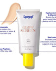 Supergoop  Glowscreen Unseen Sunscreen Broad Spectrum Face Beauty Health Make Up Maquiagem