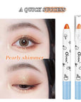 OCHEAL Glitter Eyeshadow Stick Pen Wooden Color Tea Brown