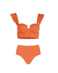 Trendy Swim Tops for Women Stylish Beachwear Set Swimwear Holiday