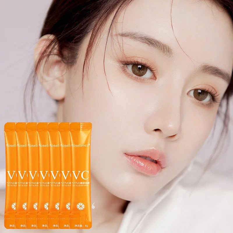 Vitamin C Sleeping Masks Beauty Face Moisturizing Skin Rejuvenation Firming 30pcs