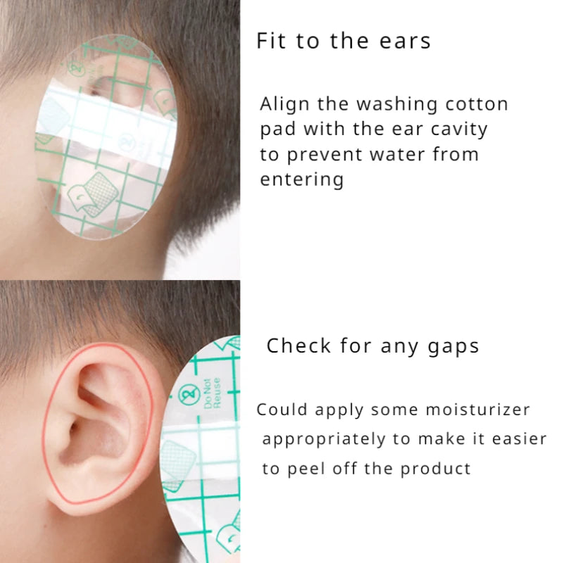 Shampoo Ear Protection Stickers Bathing Swimming Earmuffs Water Children Shampoo Ear Water Prevention Baby Care