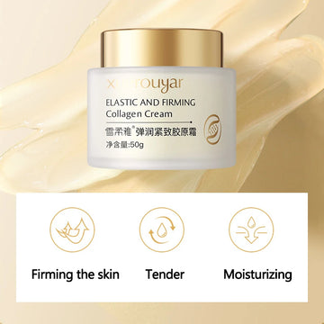 Firming Collagen Face Cream Wrinkle Remove Skincare  Acid Whitening Beauty 50gm