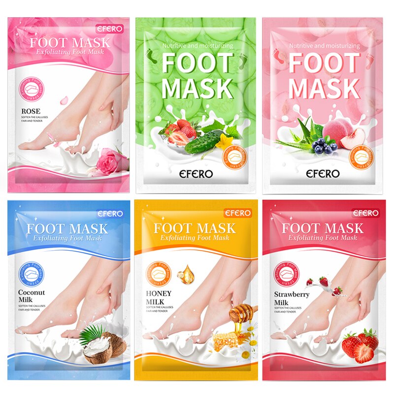 EFERO Feet Exfoliating Foot Mask 6Pair