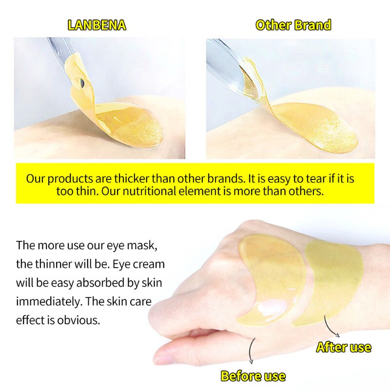 LANBENA Collagen Eye Mask Eye Patch Skin Care