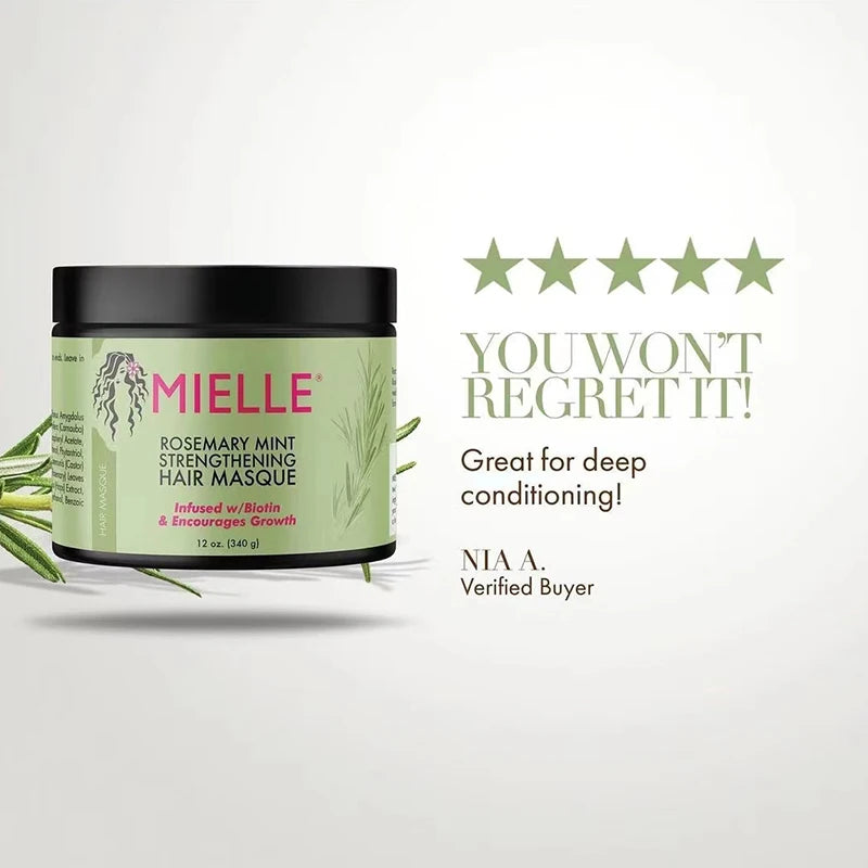 Mielle Original Hair Growth Essential Oil Rosemary Mint Hair Strengthening Dry Hair Mask 340kg