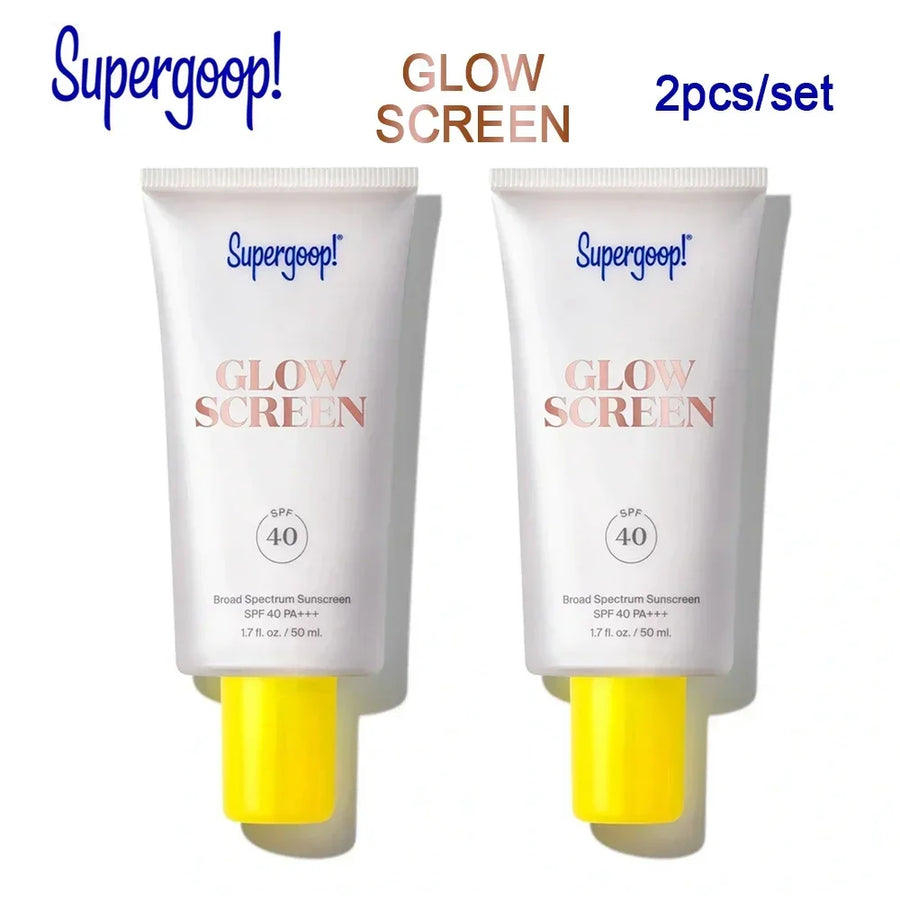 Supergoop  Glowscreen Unseen Sunscreen Broad Spectrum Face Beauty Health Make Up Maquiagem