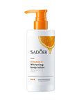 SADOER Vitamin C Body Lotion Whitening Orange Essence Creams Moisturising Leg Arm Back Body Skin Care Cream