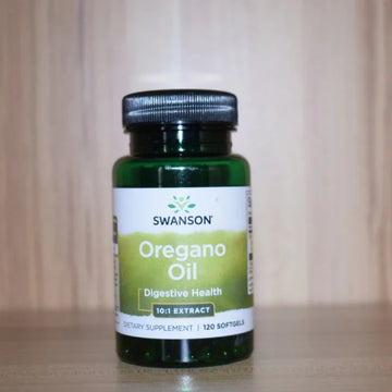 Swanson Oregano oil Dietary Health 10:1 Extract Dietary Supplement 120 Capsule For Strong Softgels