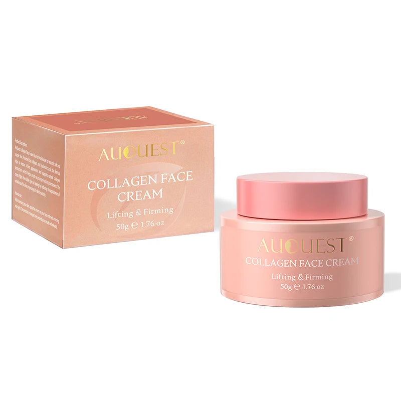 AUQUEST Collagen Anti-Wrinkle Face Cream Whitening Cosmetic Skin Care 50gm