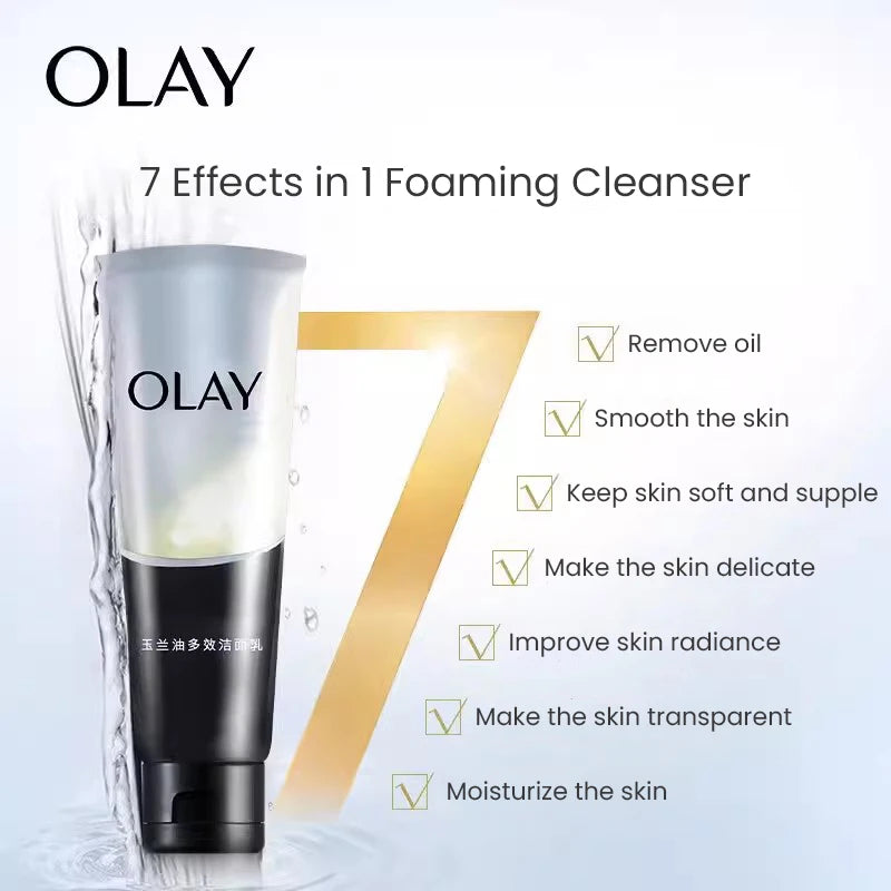 Olay Total Effects Face Wash Daily Facial Cleanser Remove dirt Excess Oils Balances Skin Deep Clean For Combination Skin 100g