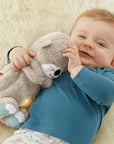 Baby Breath Bear Soothing Otter Plush Toy: Child Soothing Music Sleep Companion with Sound and Light, Ideal Gift