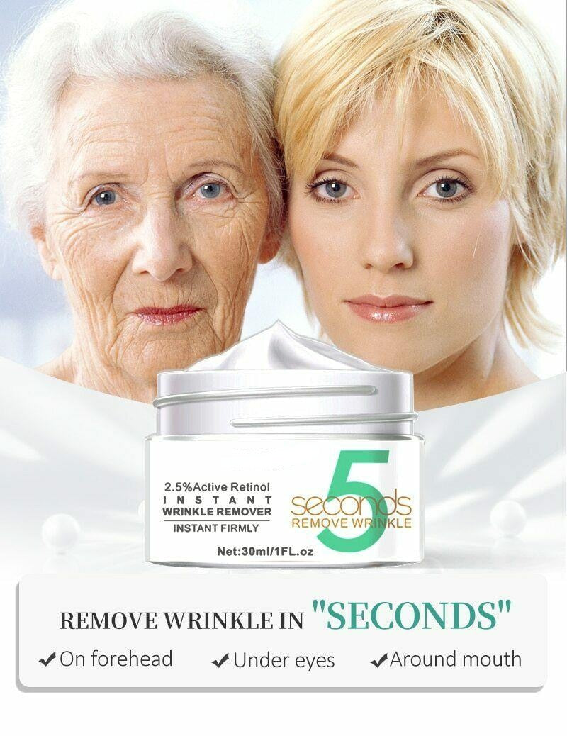 Wrinkle Remover Instant Anti Aging Face Cream Seconds 5