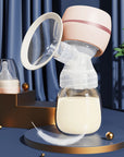 Portable Electric Breast Pump with LED Screen - Low Noise, BPA-Free, Includes 180ml Milk Bottle