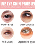 OUHOE Anti Wrinkle Rose Eye Mask