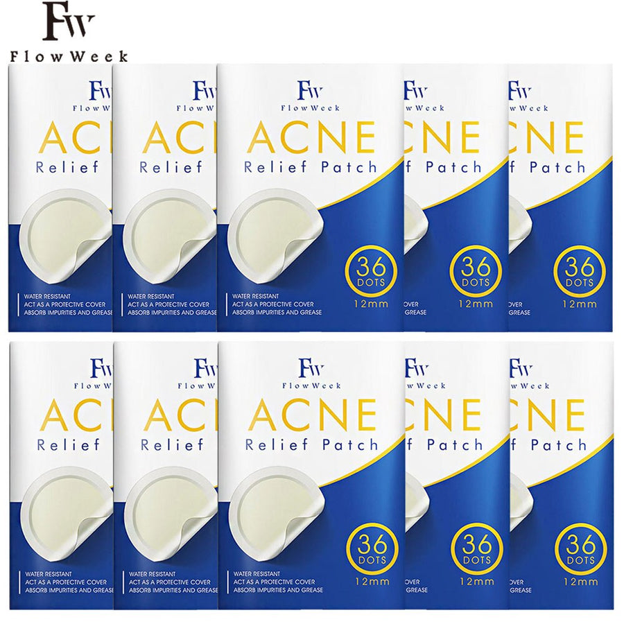 Flow Week Acne Pimple Patch Stickers 36 Dots 12mm