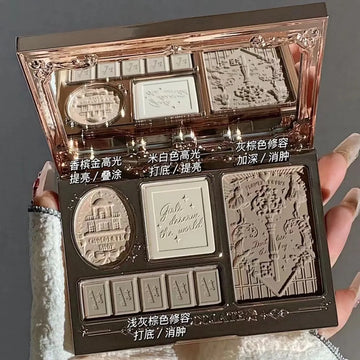 Flower Knows Chocolate Shop Relief Palette