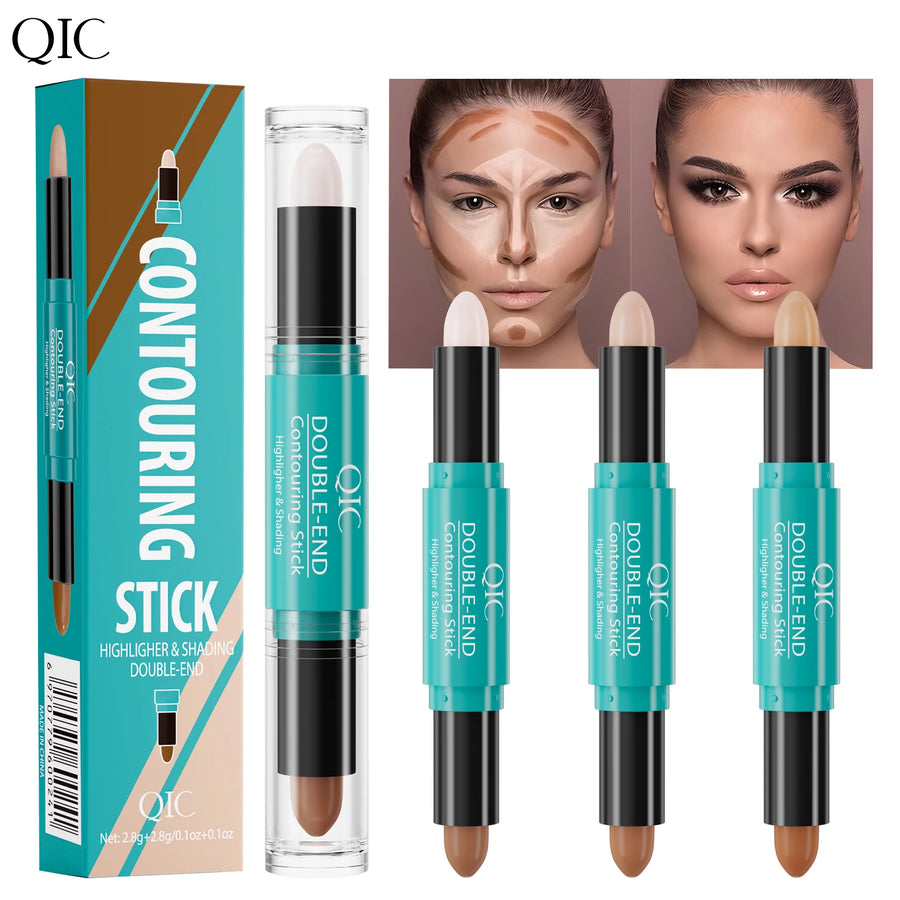 QIC Face Foundation Concealer Pen Long Lasting Dark Circles Corrector Contour