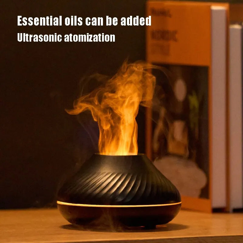 Flame Aromatherapy Humidifier Nordic Desktop Home Style Atmosphere Small Space & Saving