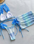 Bikini Set for Women Sexy Swimming Suit Beachwear Ensemble