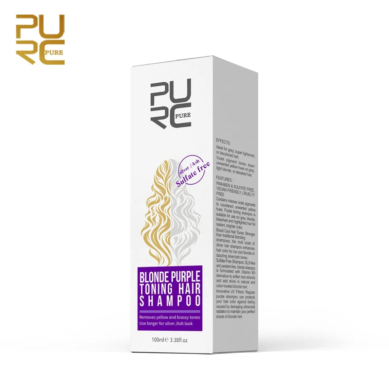 PURC  Blonde Purple Toning Hair Shampoo