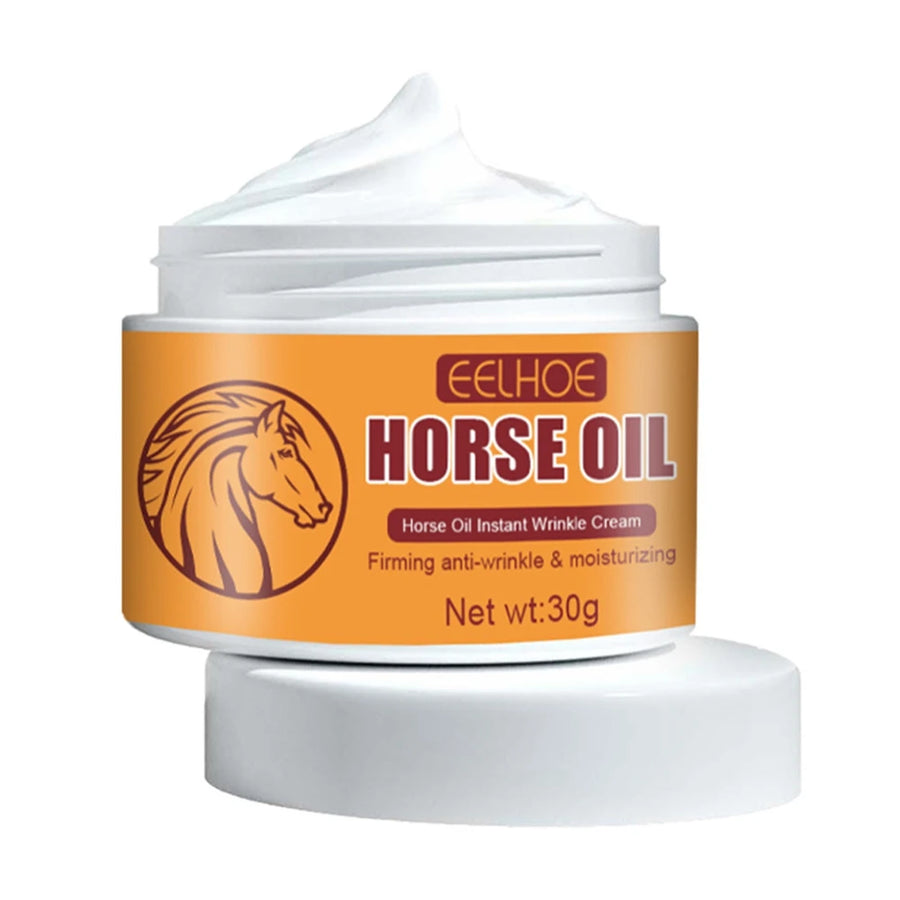 Horse Oil Instant Wrinkle Face Cream Rejuvenate and Tighten Skin 30g