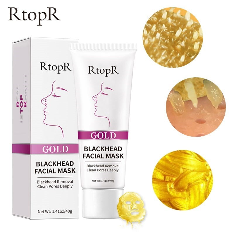 RtopR Gold Blackhead Facial Mask 40gm