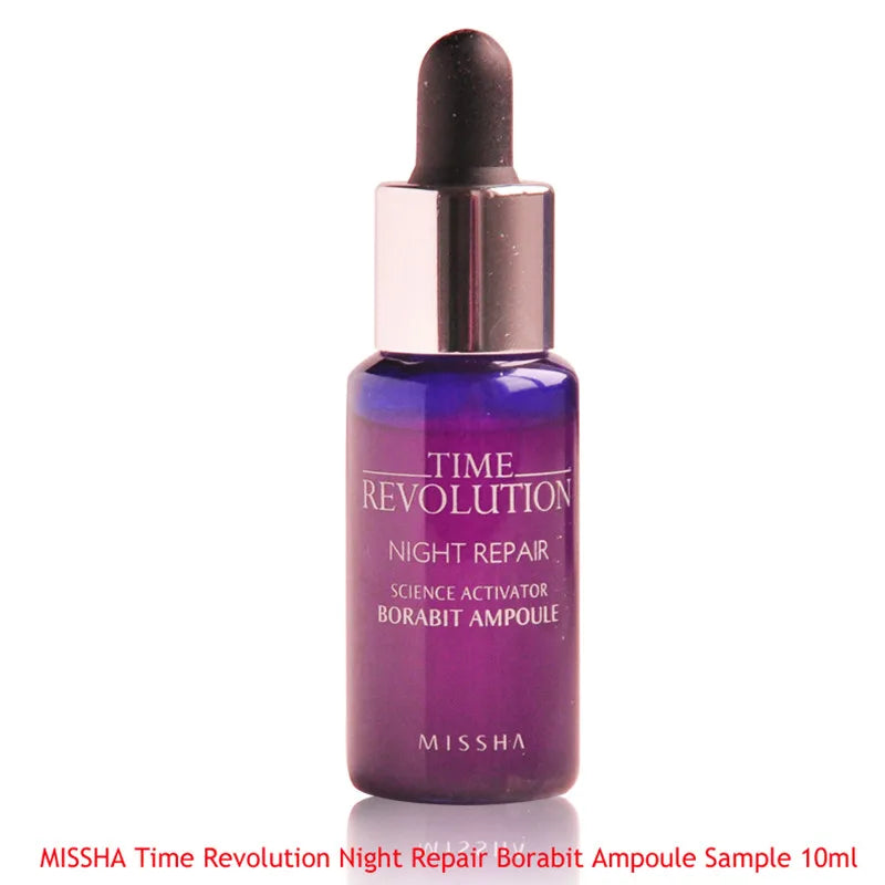 MISSHA Time Revolution The First Treatment Essence Night Repair Borabit Ampoule Face Cream