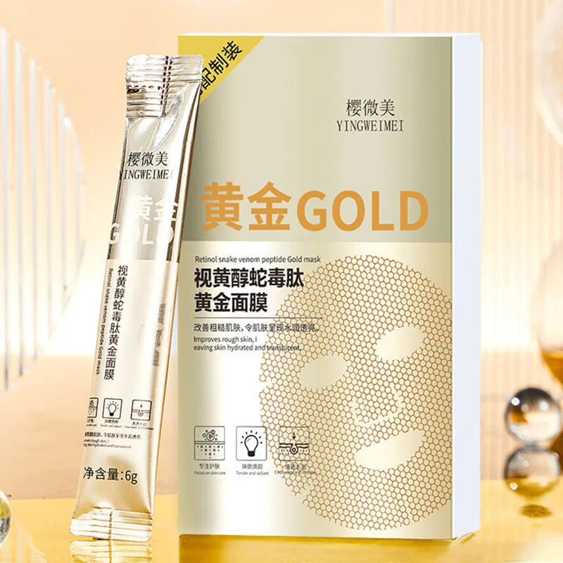 Retinol Gold Face Mask Firming Anti Facial Masks Peeling Mask Face Skin Care Products