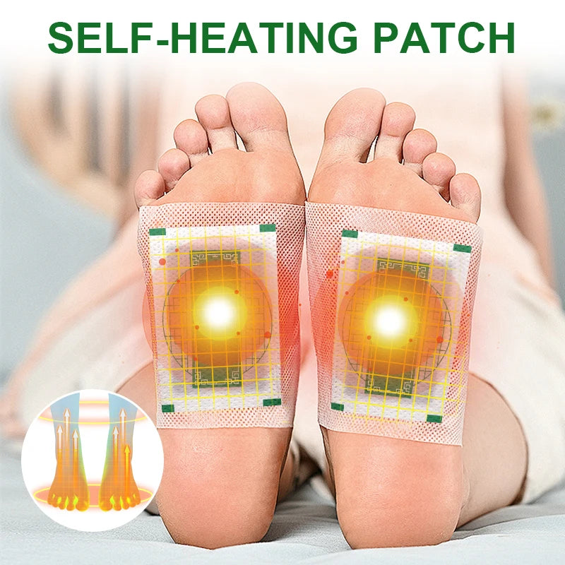 10pcs=1bag Bamboo Foot Patch Deep Cleaning Body Detox Clearing Damp Detox Foot Patch Healthcare Improve Sleep Bad Breath W029