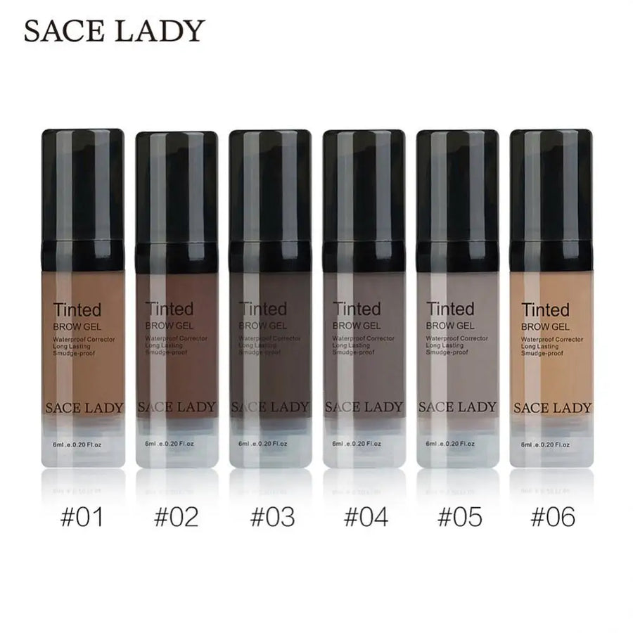 SACE LADY Waterproof Eyebrow Gel Makeup Shade For Eye Brow Tint Natural Enhancer Make Up Cream 6ml