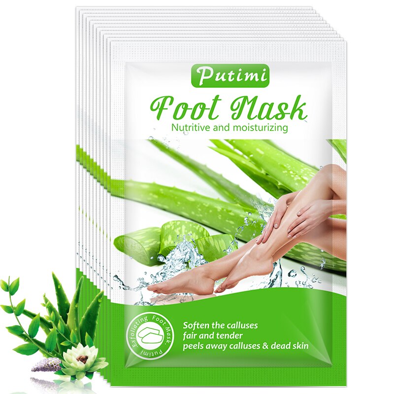 Efero Aloe Peeling Aloe Vera Foot Mask 2Pcs=1Pair