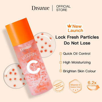 Disunie Vitamin C Facial Toner Hydrating Whitening Improves Dull Yellow Skin Tone / 100ml