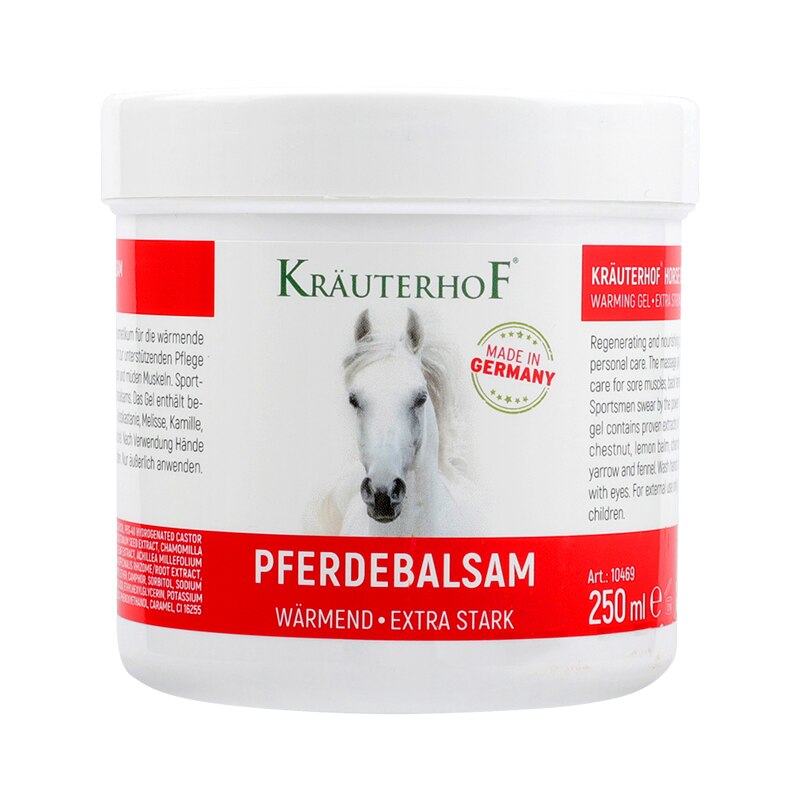 Krauterhof Pferdebalsam Massage Warming Gel 500g