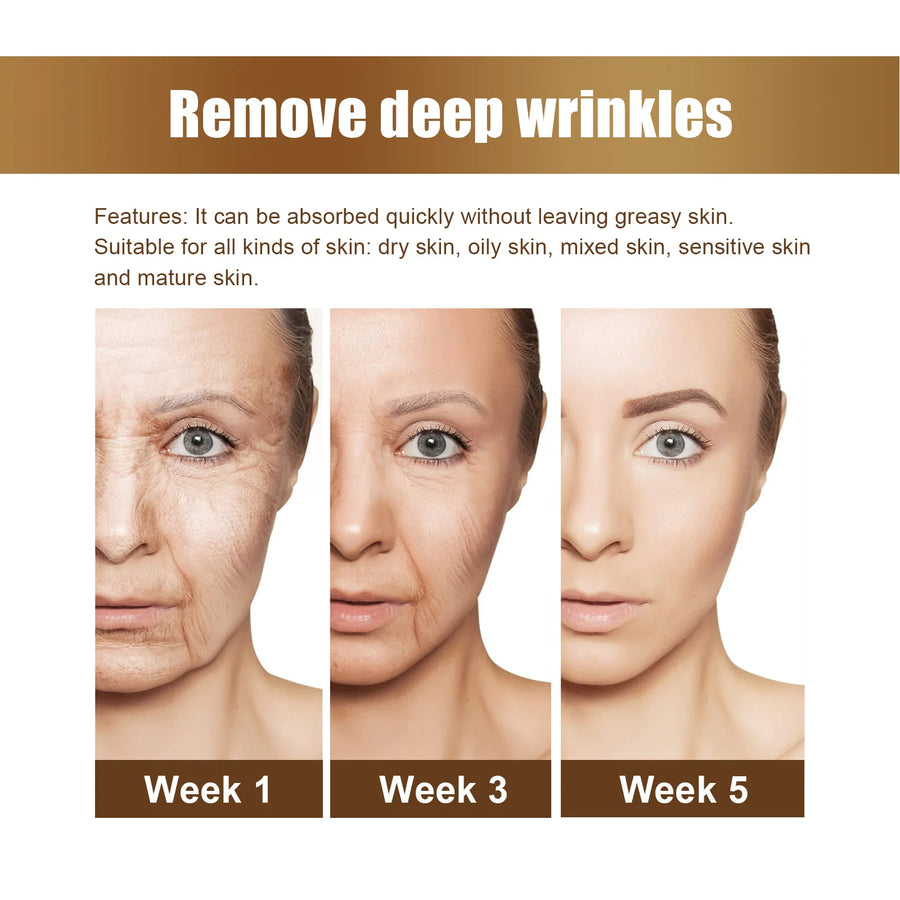 Wrinkle Remover Face Serum Lift Firm Collagen Serum Dark Essence Face Skin Care 20ml