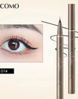 GECOMO Liquid Eyeliner Waterproof Quick Dry Long Lasting Color Eyeliner Pencil 0.01mm