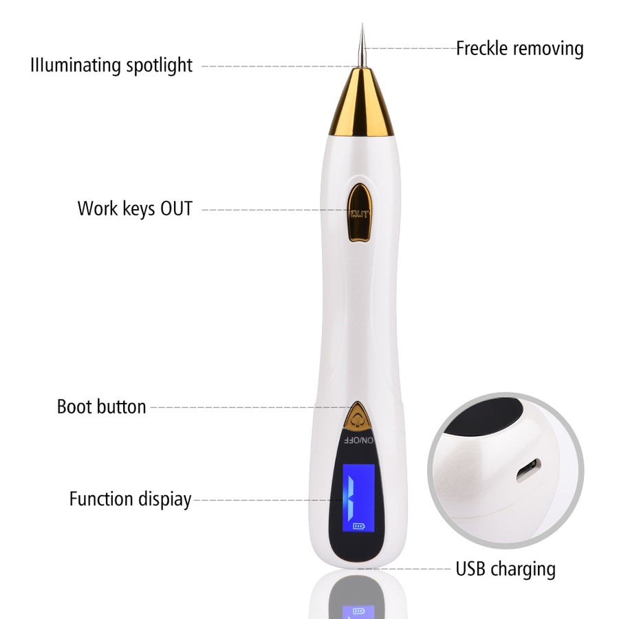 Skin Care Laser Mole Tattoo Freckle Removal Pen