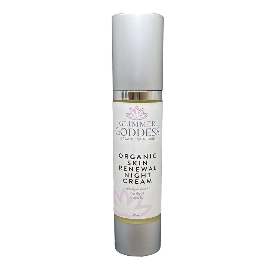 Gimmer Goddess Get The Glow Organic Skin Renewal Night Face Cream  Hydrates & Lifts | 215400266