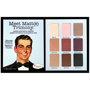 theBalm Meet Matt(e) Trimony Eyeshadow Palette - 9 Shades - Free Shipping